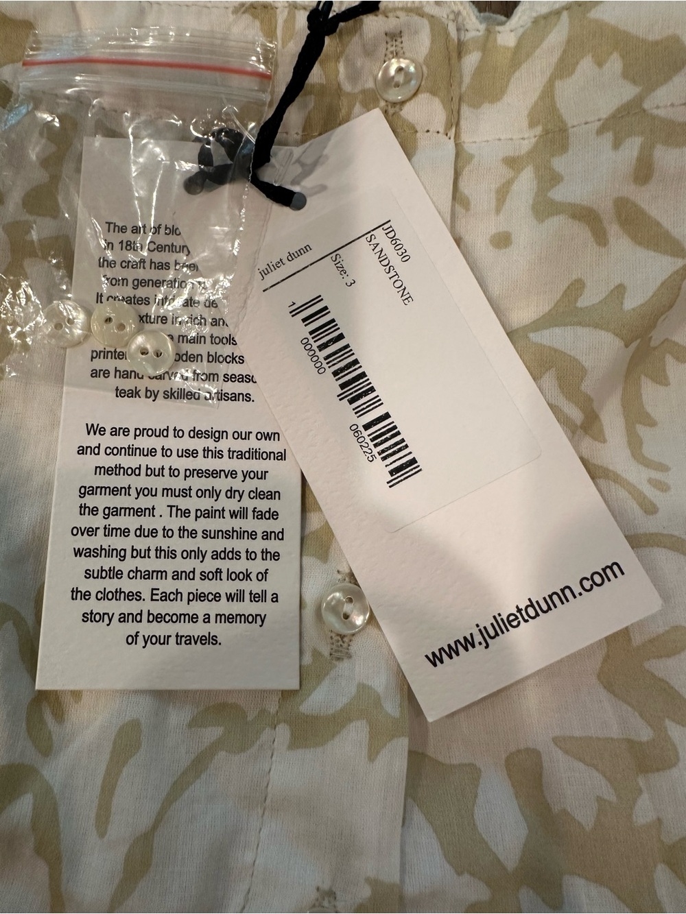 NEW JULIET DUNN tie shoulder Palladio dress. Sandstone. Size 3 (large). NWT - Picture 5 of 6
